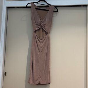 Forever 21 Sexy Taupe Midi Dress